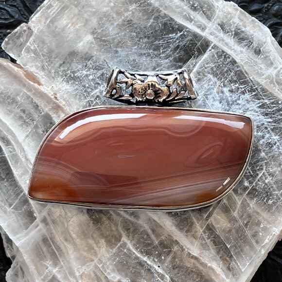 Sardonyx Crystal Jewelry Stone Pendant - Picture 9 of 10